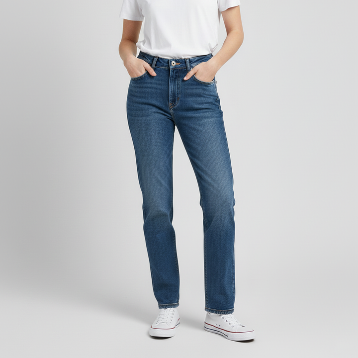 Vintage Straight-Leg Jeans
