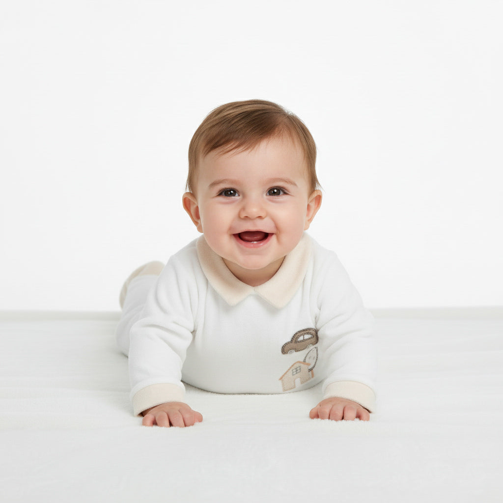 Car & House Footed Sleepsuit