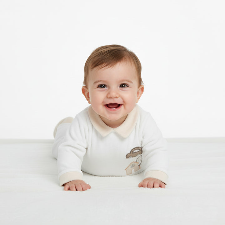 Car & House Footed Sleepsuit