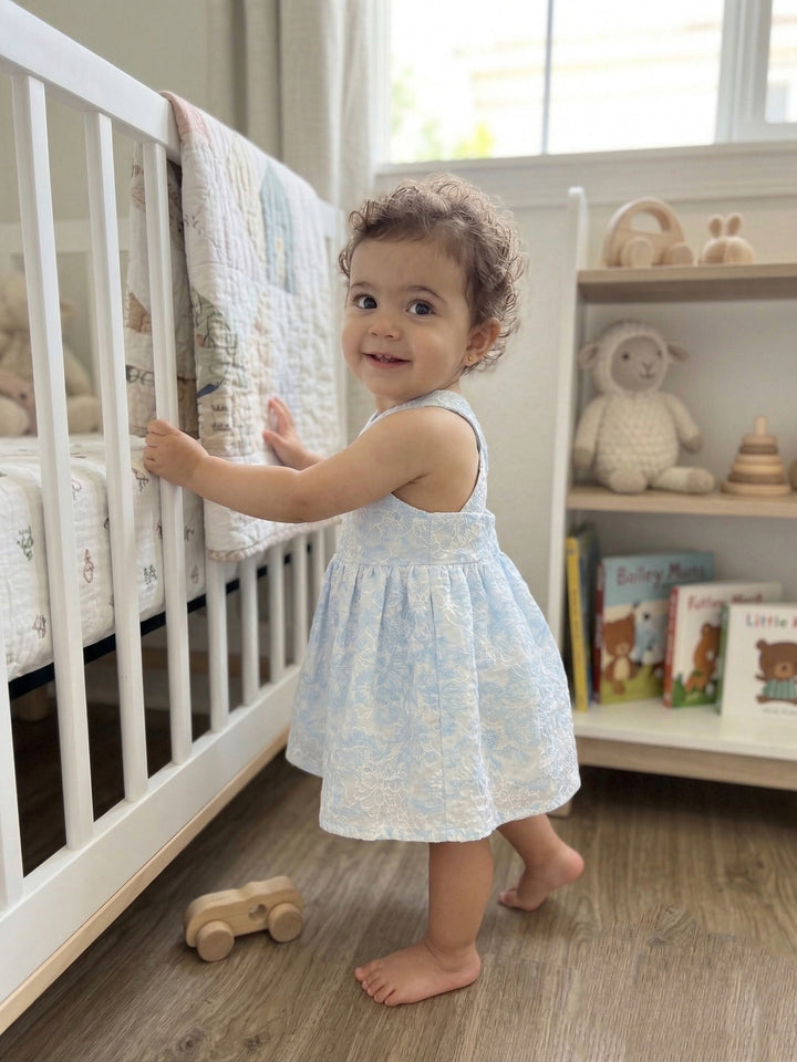 Sweetheart Smocked Baby Dress