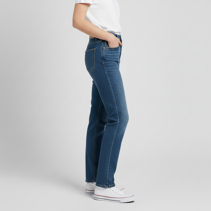 Vintage Straight-Leg Jeans