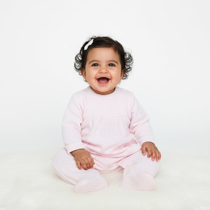 Waffle Knit Footed Sleeper