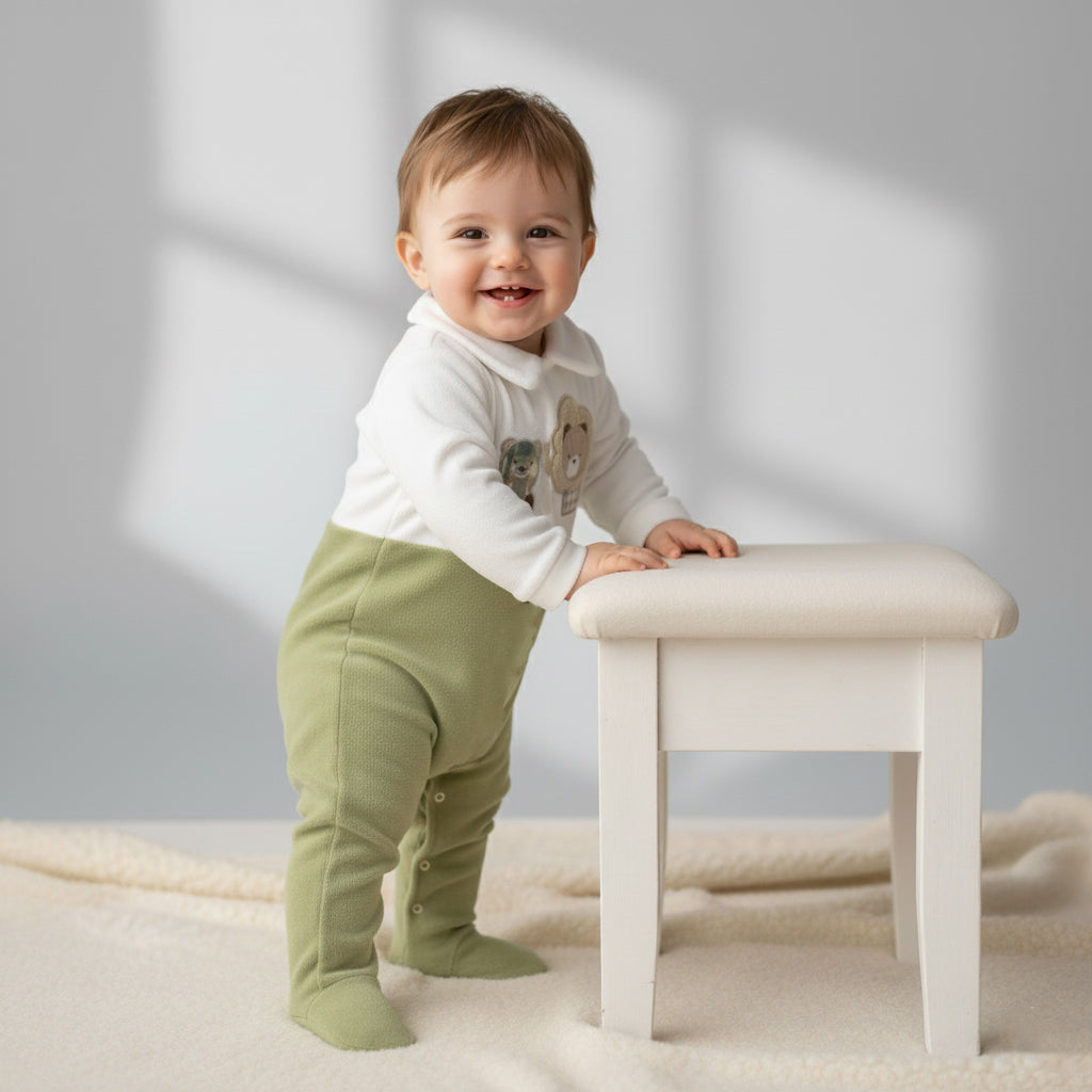 Collar Lion Sleepsuit