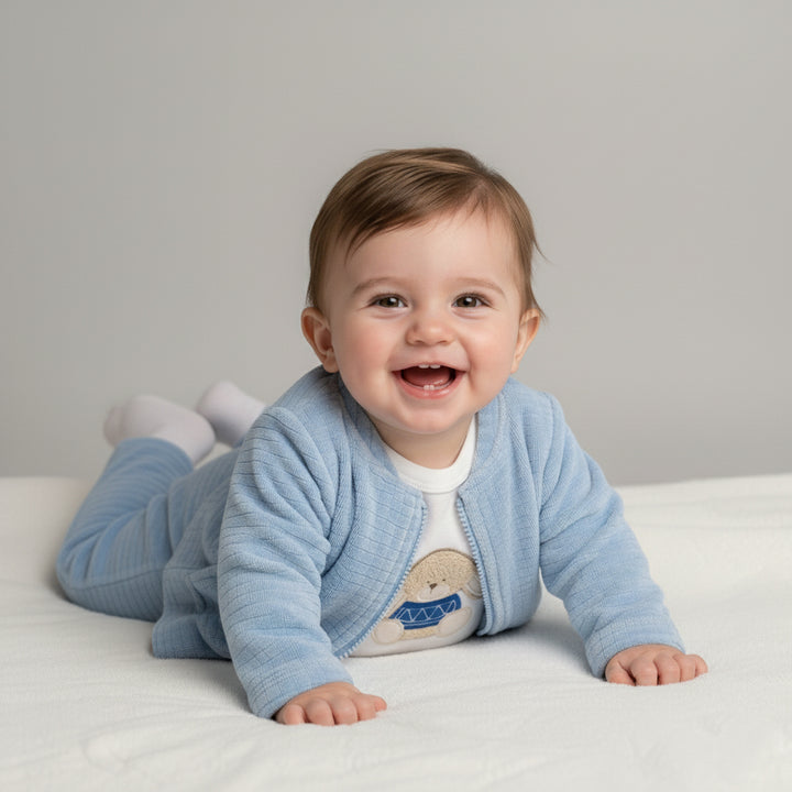 Ribbed Velour Bunny Set