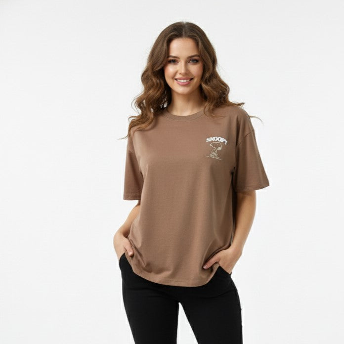 Snoopy Relaxed-Fit Cotton T-Shirt