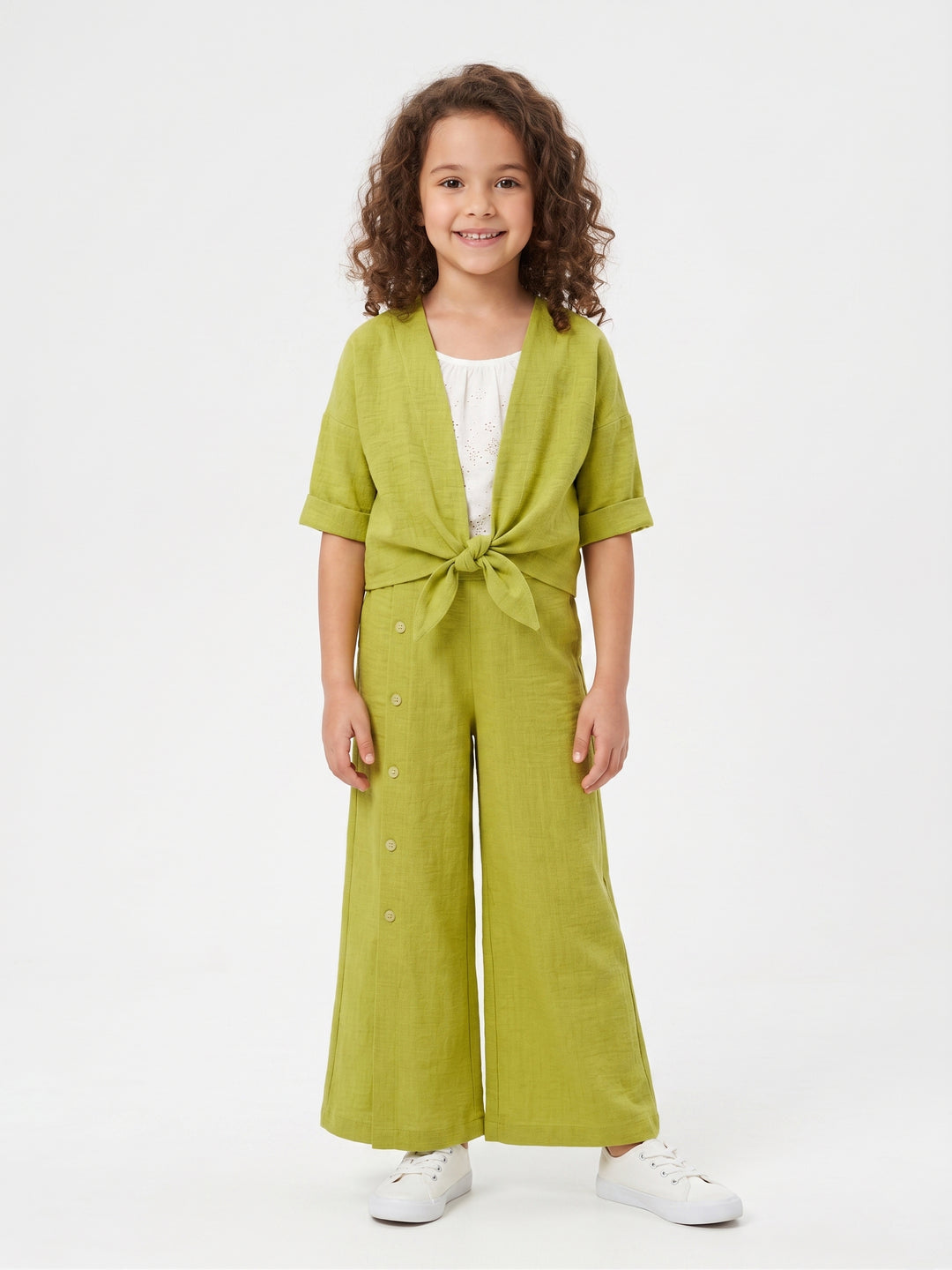 Summer Breeze Crinkle Textured 3-Piece Co-Ord Set