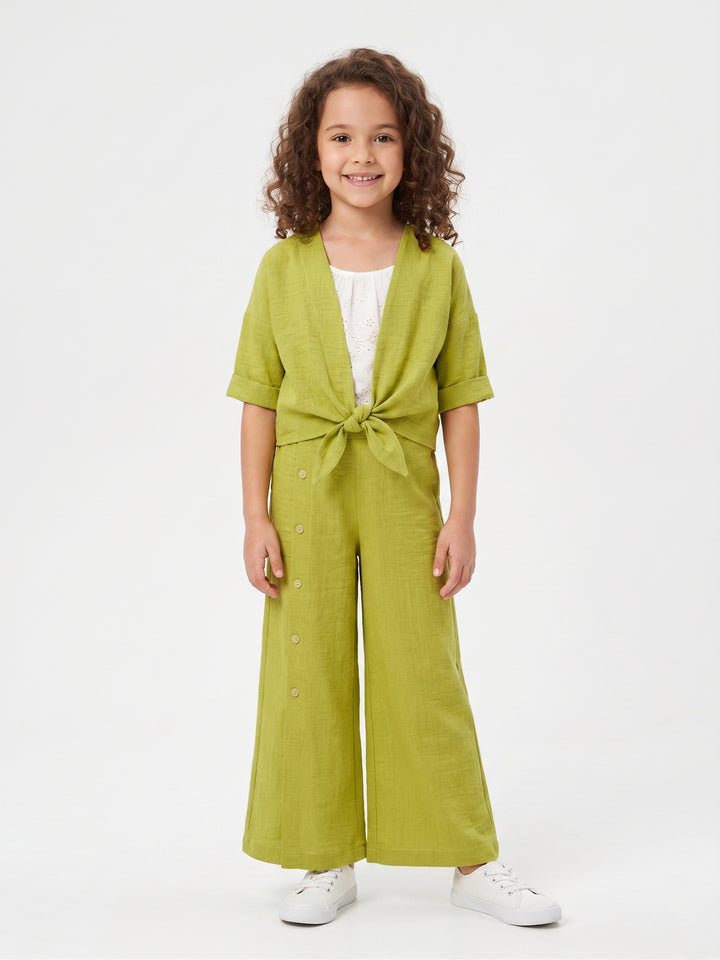 Summer Breeze Crinkle Textured 3-Piece Co-Ord Set