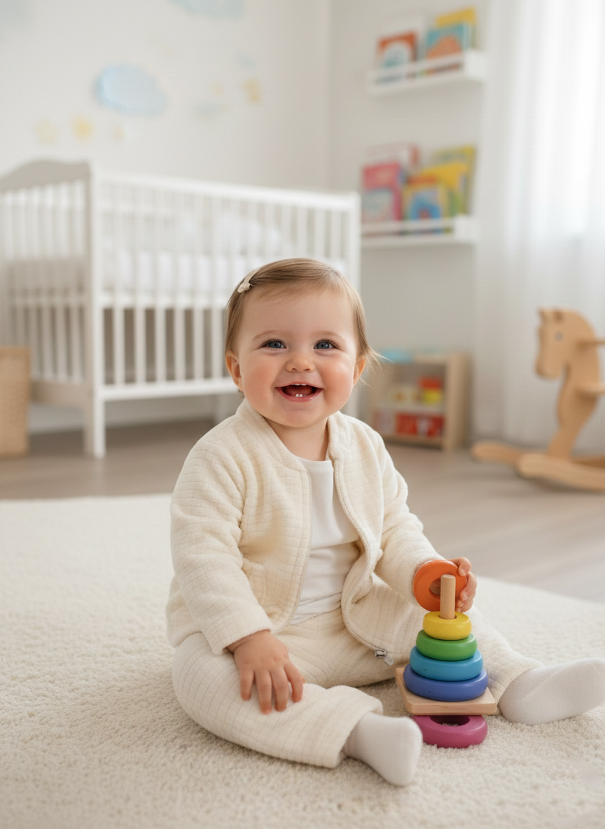 Quilted Cloud Cardigan Set