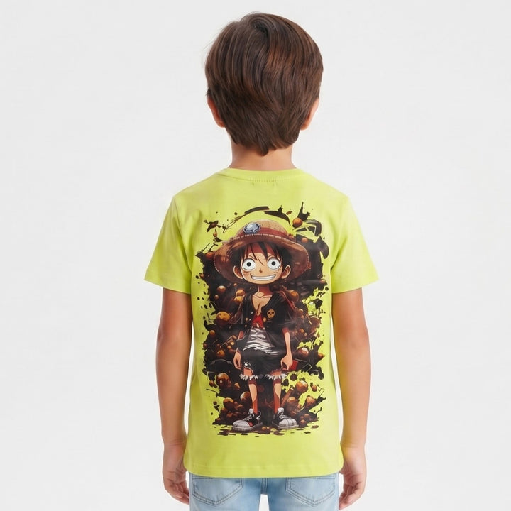 "One Piece" Anime Pirate Boy Graphic Tee