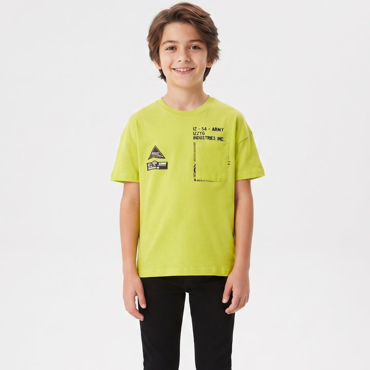 IZZUE Army Industrial Boxy T-Shirt
