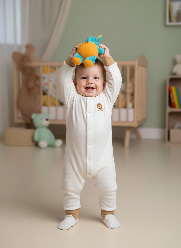 Cozy Lion Romper