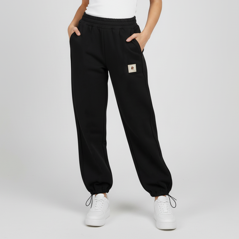 Neutral Wide-Leg Lounge Pants