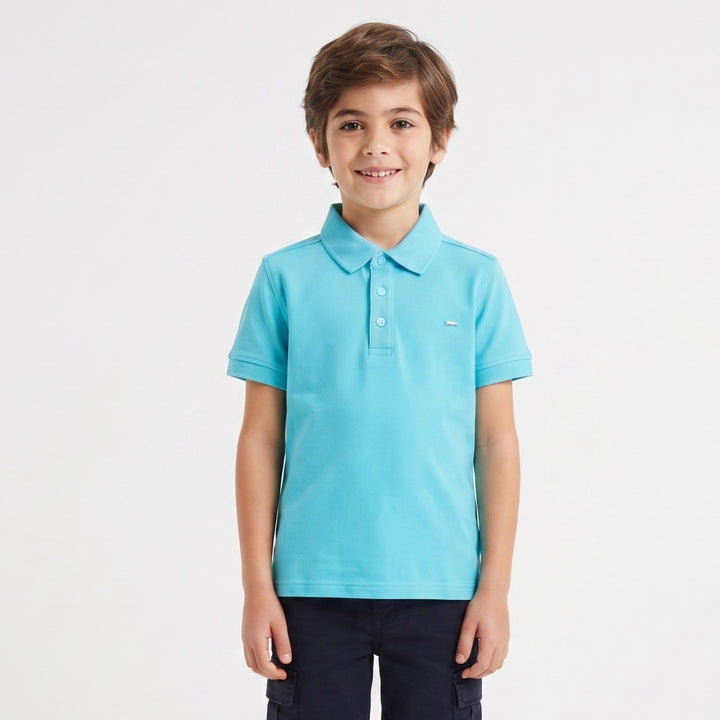 Kids' Premium Short-Sleeve Essential Polo
