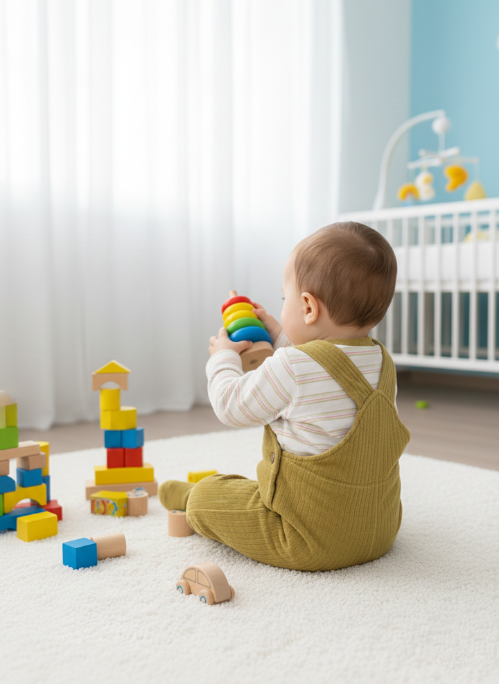 Petal Collar Velvet Sleepsuit