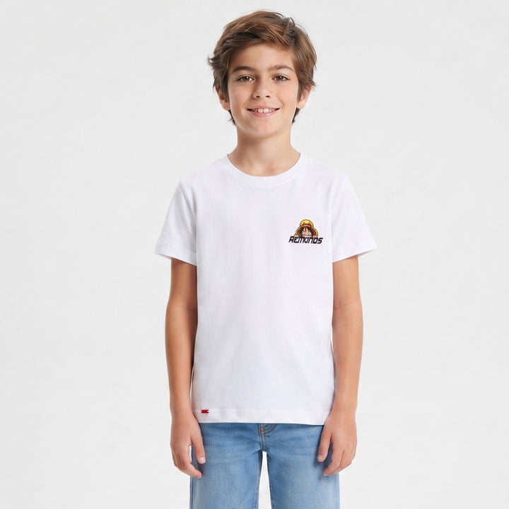 Boys Lime Green One Piece Back-Print Tee