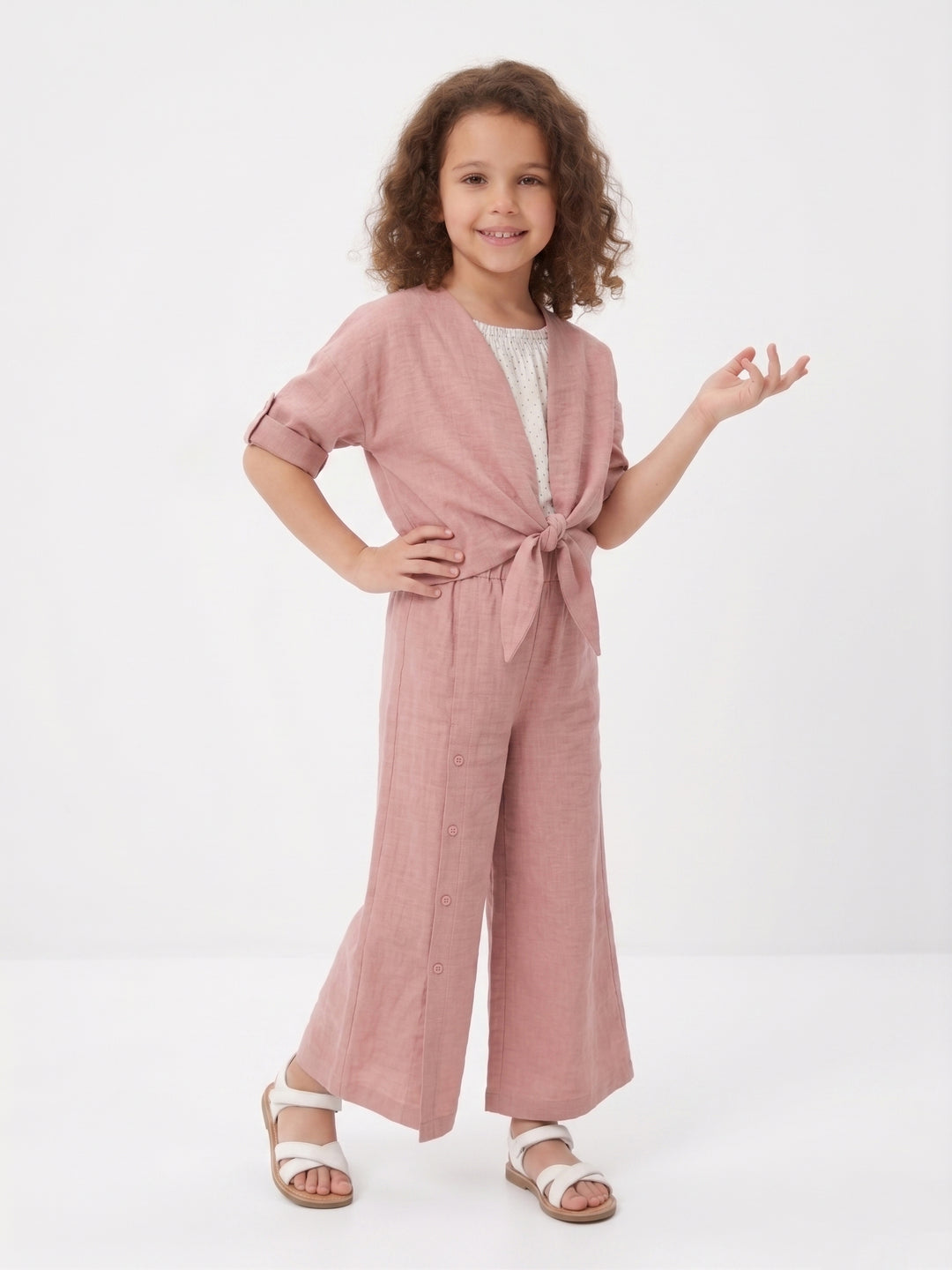 Summer Breeze Crinkle Textured 3-Piece Co-Ord Set