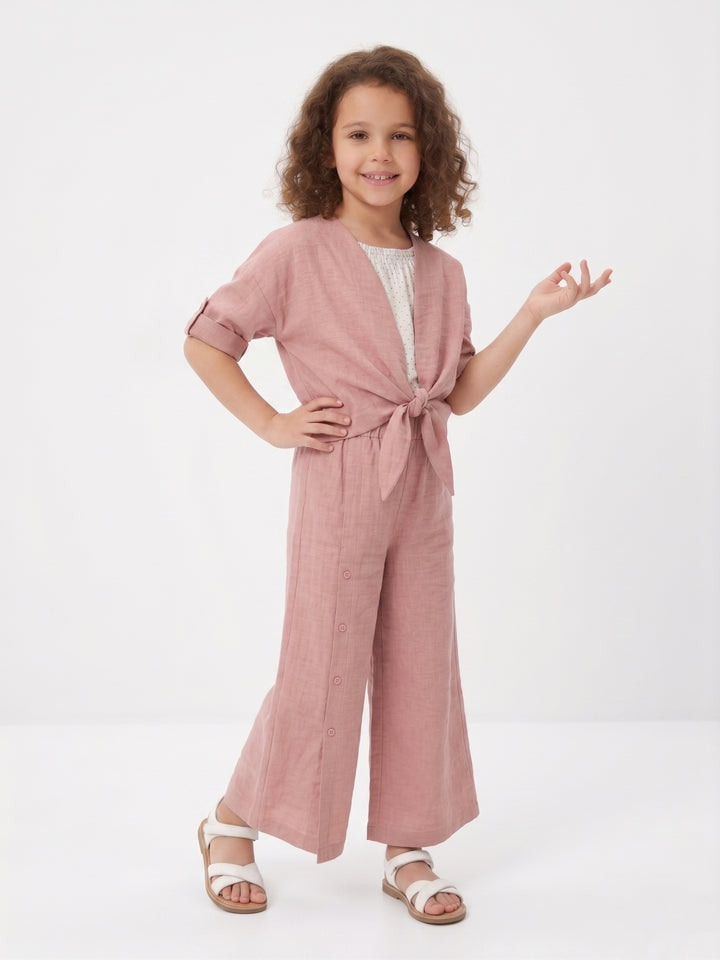 Summer Breeze Crinkle Textured 3-Piece Co-Ord Set