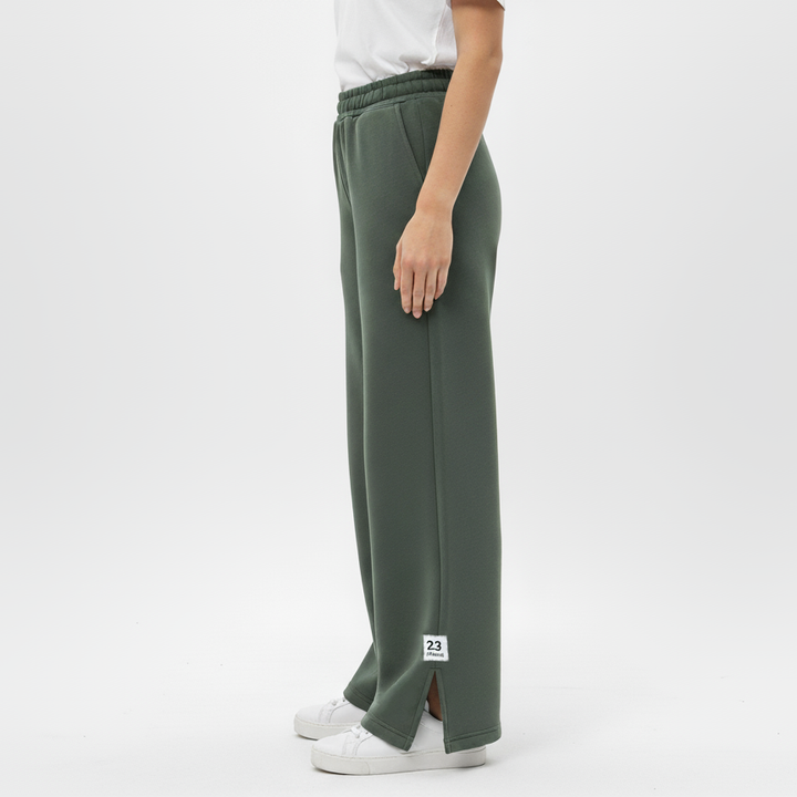 Athleisure Split Hem Tracksuit Bottoms