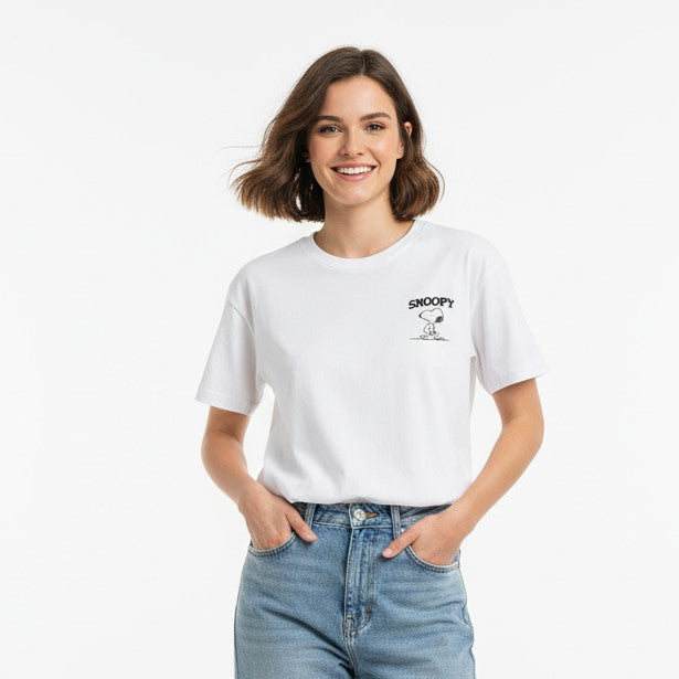 Snoopy Relaxed-Fit Cotton T-Shirt