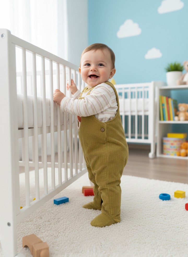 Petal Collar Velvet Sleepsuit