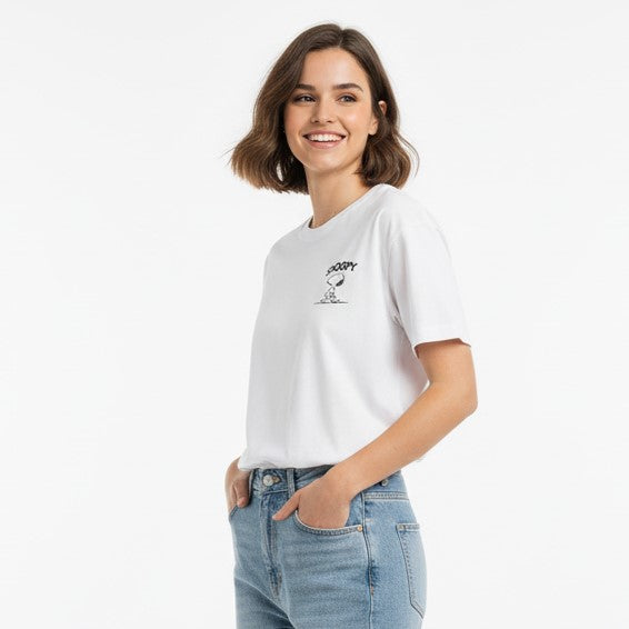 Snoopy Relaxed-Fit Cotton T-Shirt