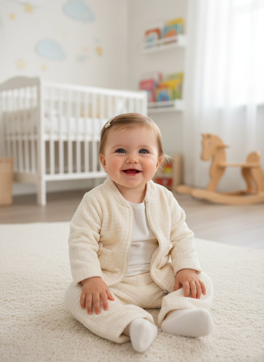 Quilted Cloud Cardigan Set