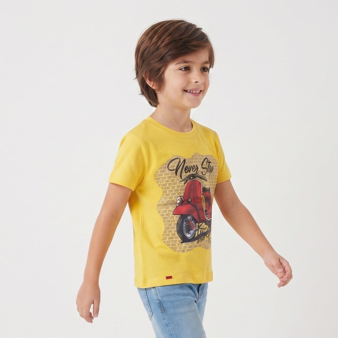 Boys' "Never Stop the Ride" Scooter Graphic T-Shirt