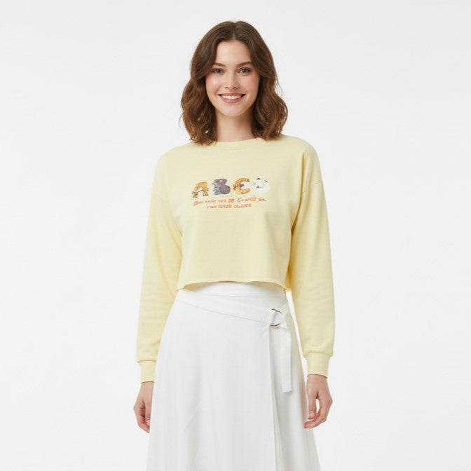 "ABCD" Graphic Oversized T-Shirt