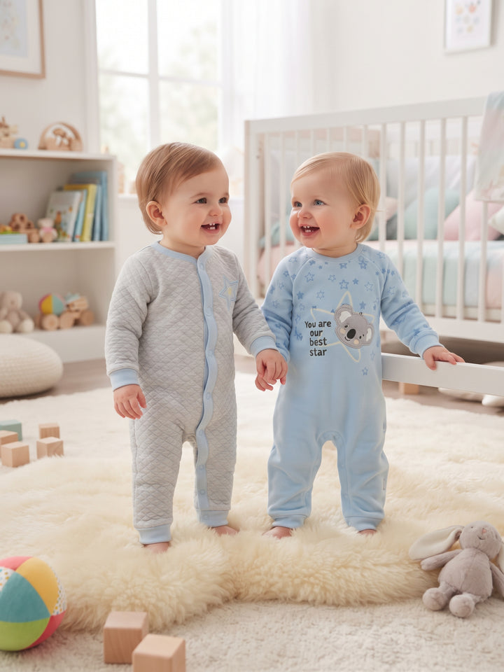 Sweet Star & Koala Soft Baby Onesie