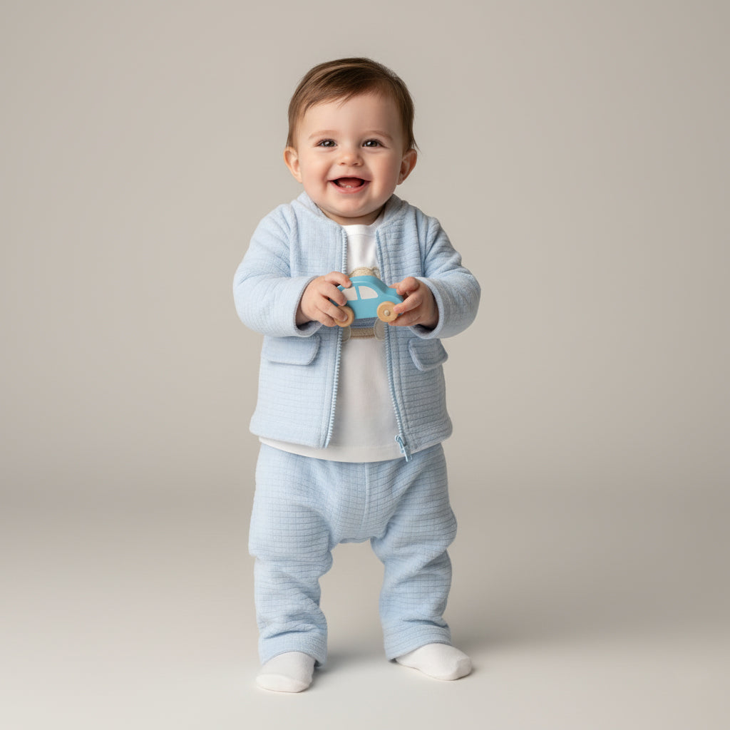 Ribbed Velour Bunny Set