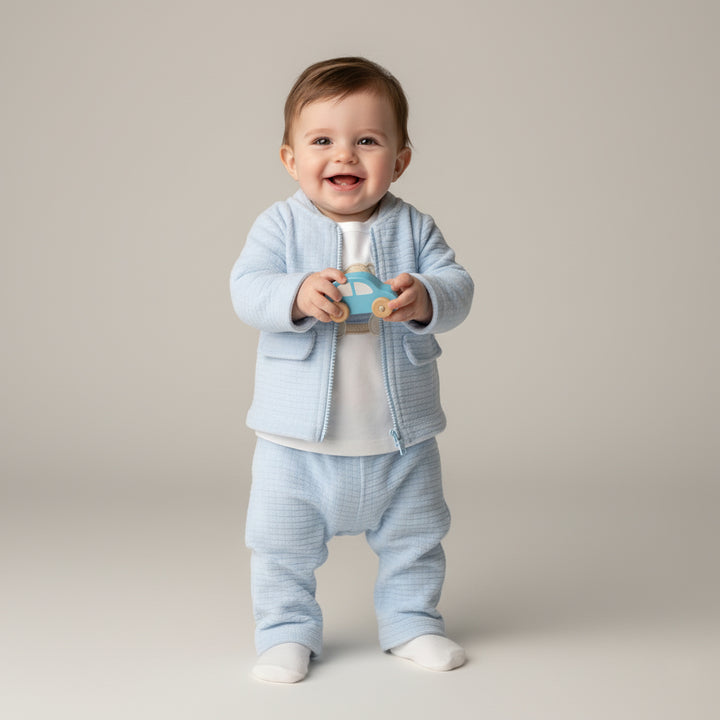 Ribbed Velour Bunny Set