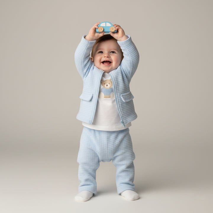 Ribbed Velour Bunny Set