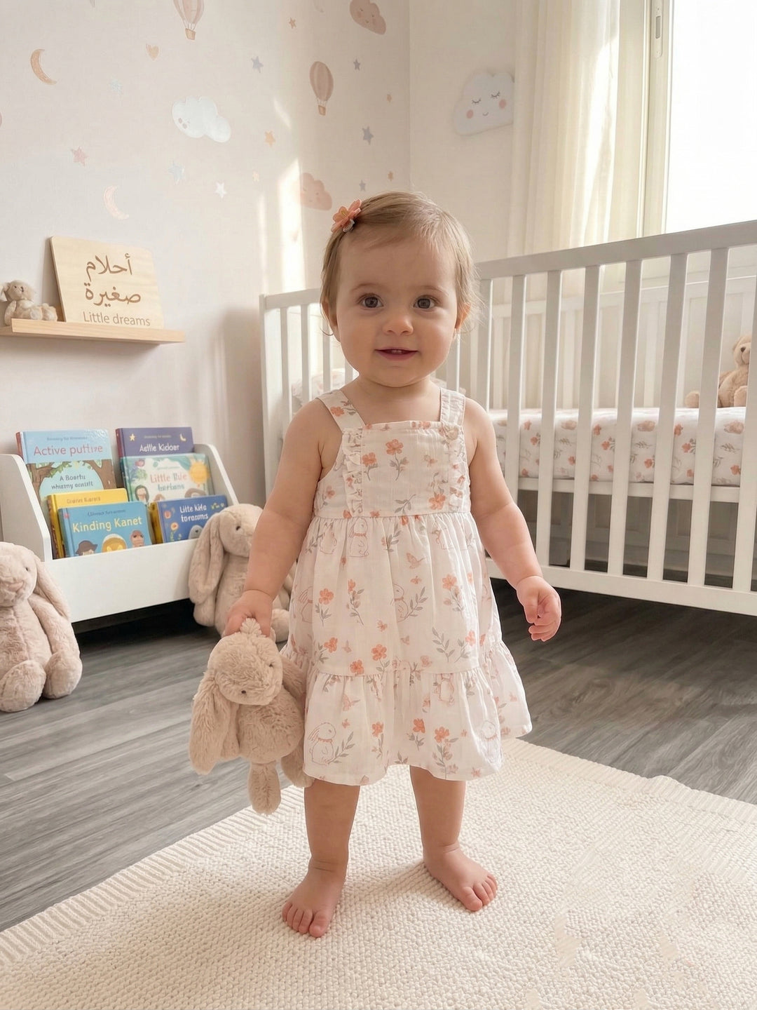 Boho Blossom Tiered Midi Dress