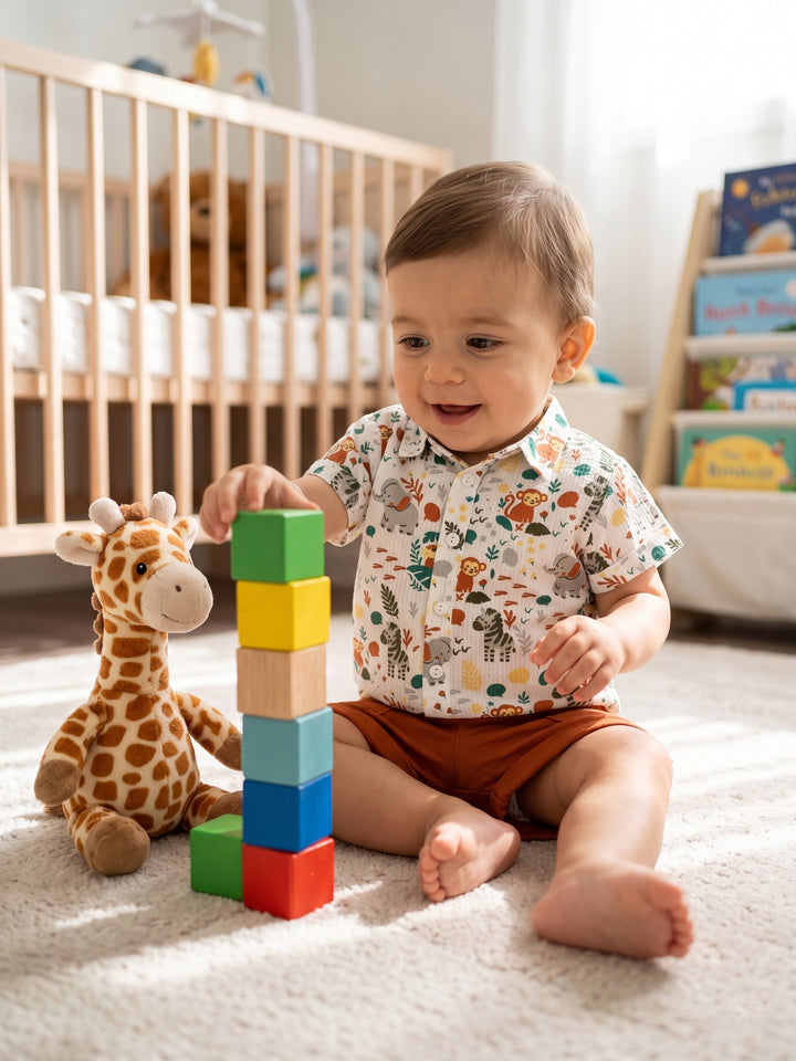 Little Safari Adventure Shirt & Shorts Set