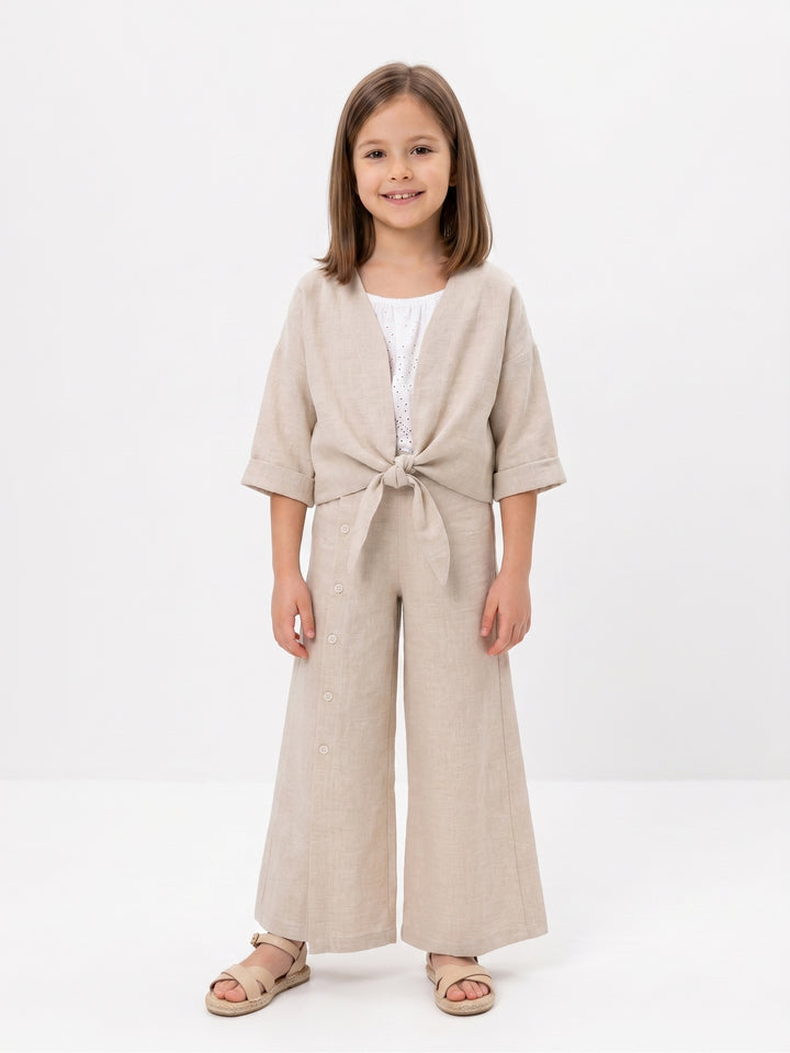 Summer Breeze Crinkle Textured 3-Piece Co-Ord Set