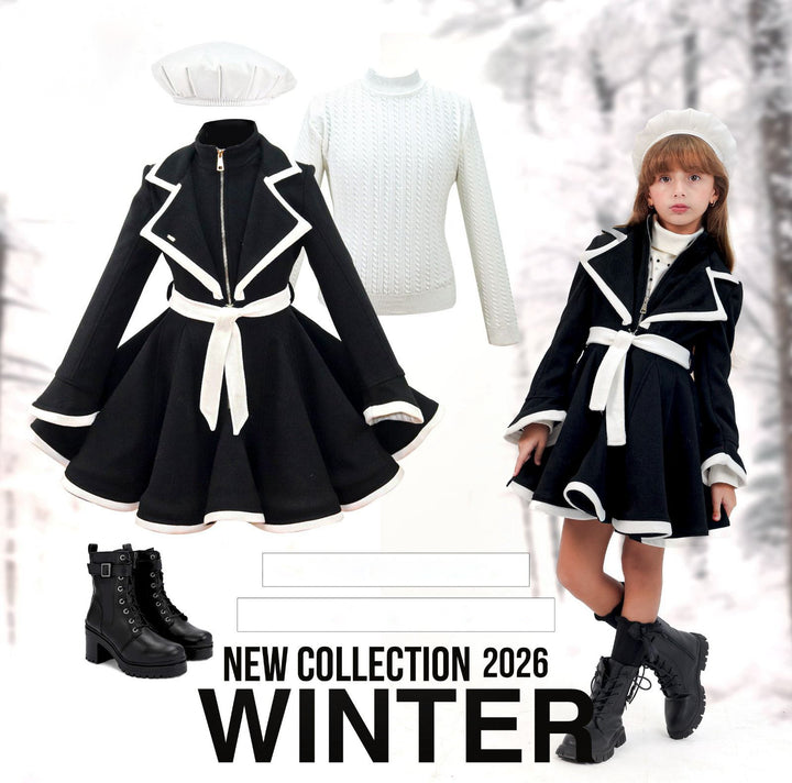 Snow Bunny Belted Puffer Coat