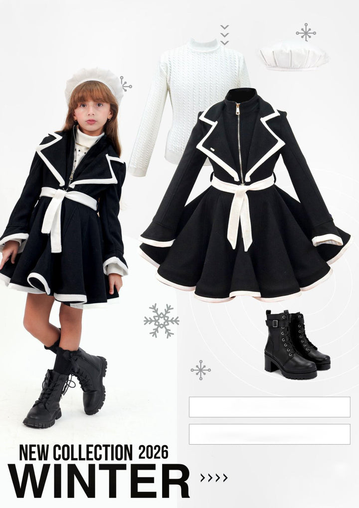 Snow Bunny Belted Puffer Coat