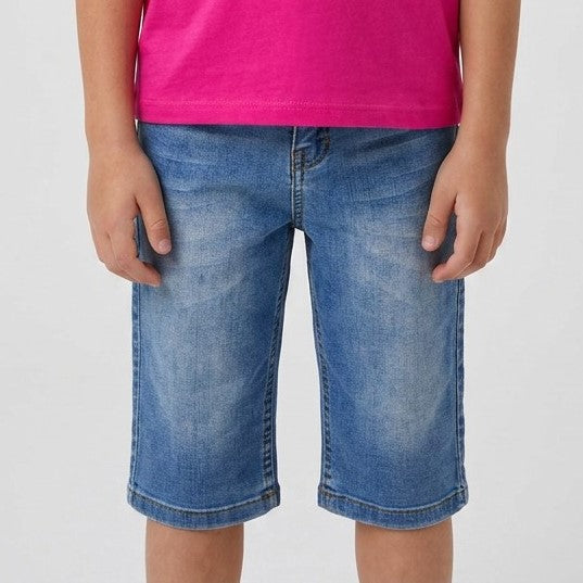 Kids' Medium Wash Classic Denim Shorts