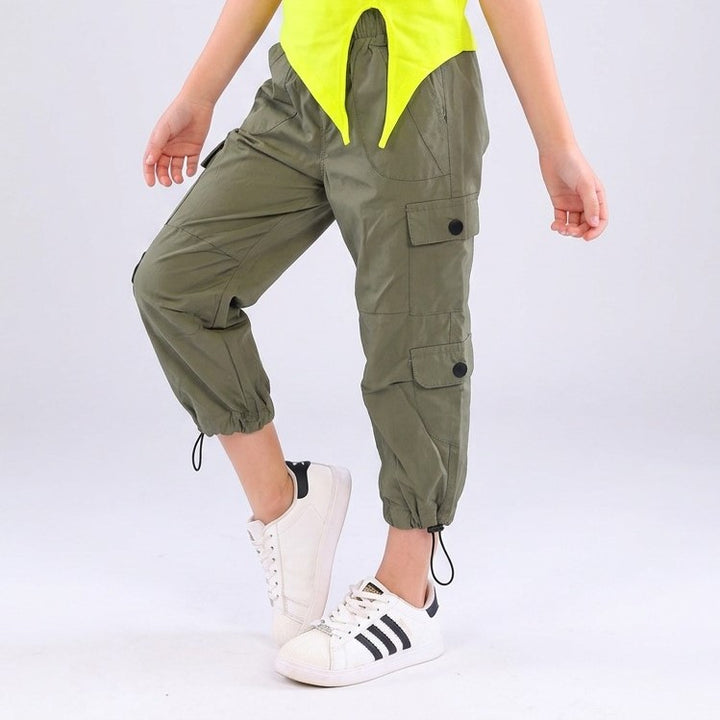 Kids' Multi-Pocket Utility Cargo Pants