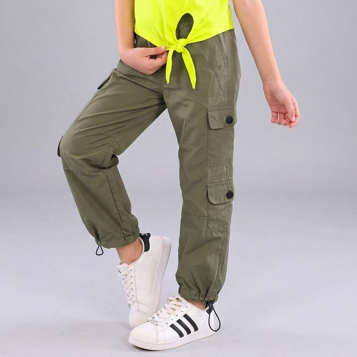 Kids' Multi-Pocket Utility Cargo Pants