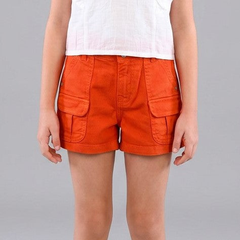 Girls' Casual Comfort Stretch Cargo Shorts