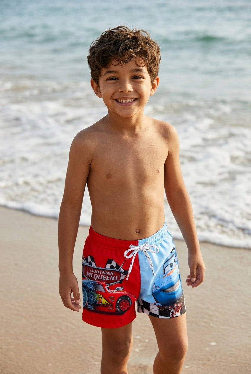 Boys' Character Print Active Swim Trunks