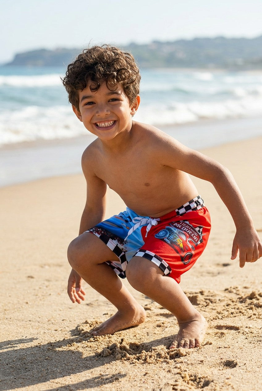Boys' Character Print Active Swim Trunks