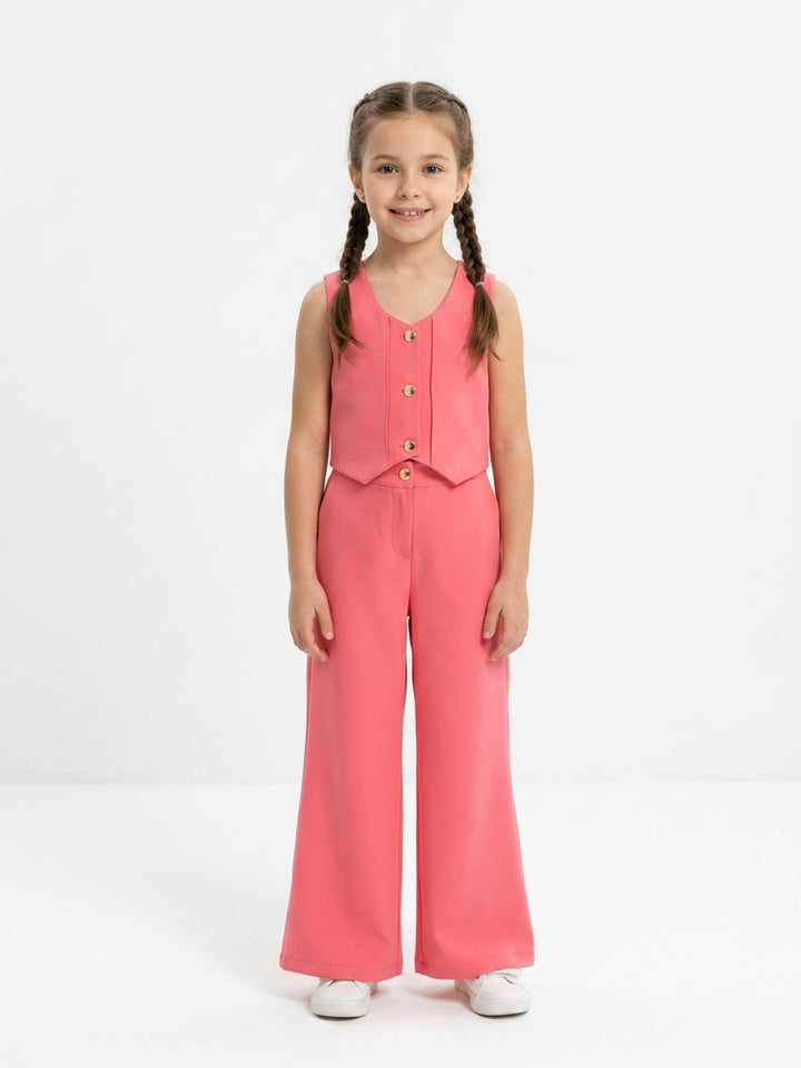 Kids' Chic Tailored Waistcoat & Trousers Set