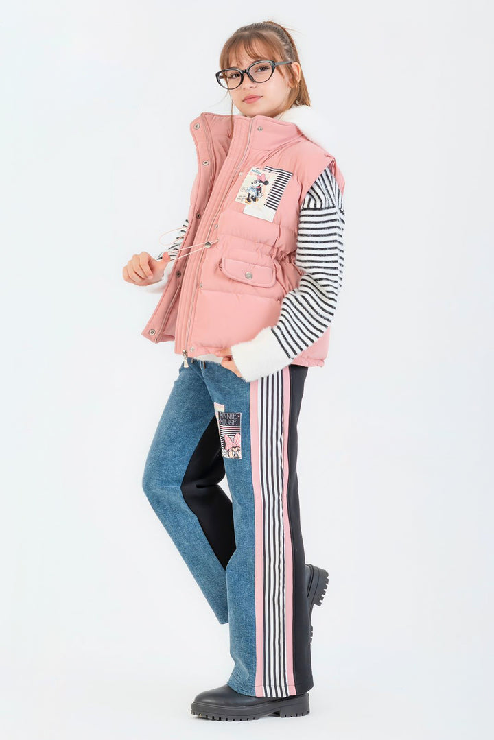 Berry Pink Floral Contrast Set