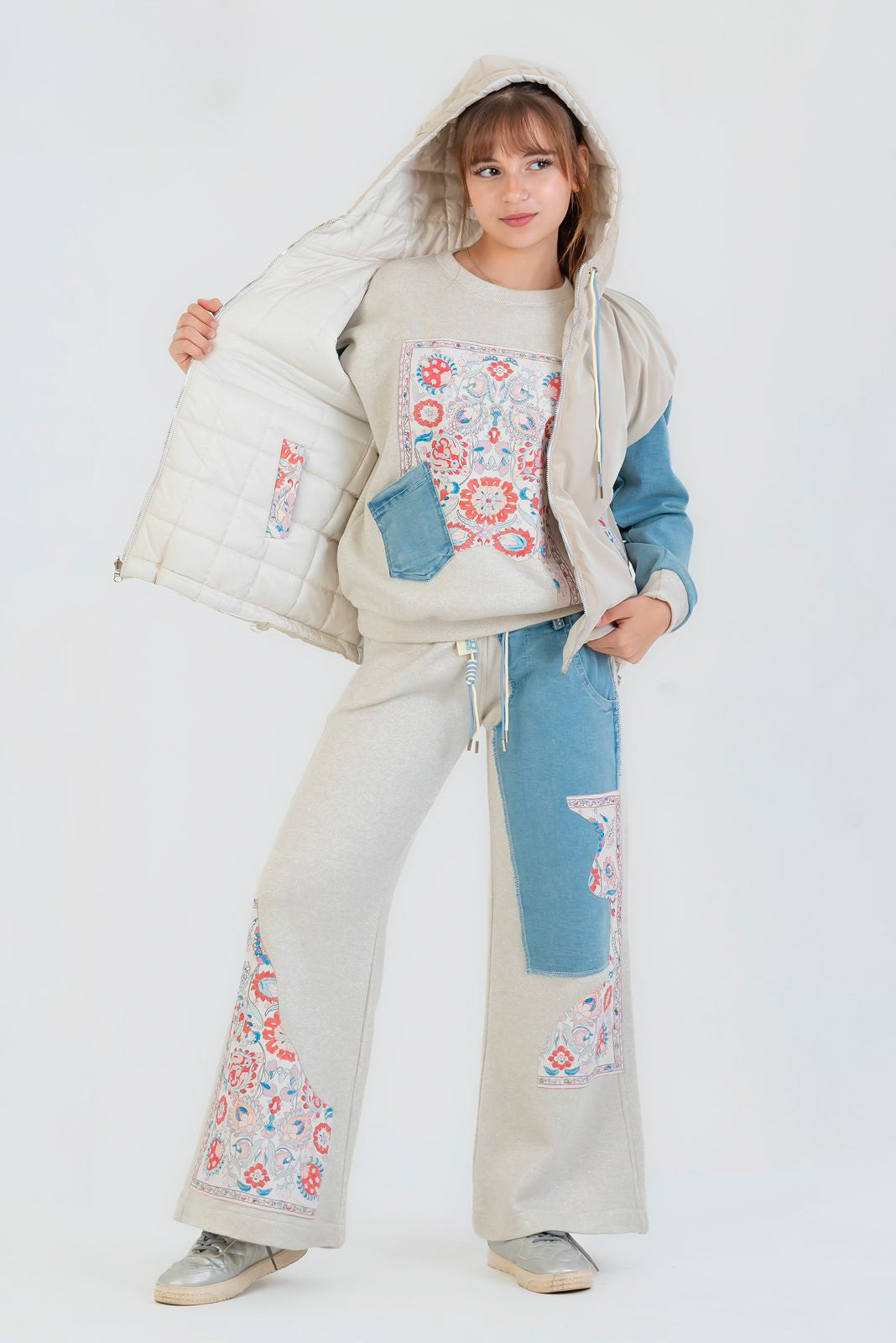 Bohemian Patchwork Co-ord Set