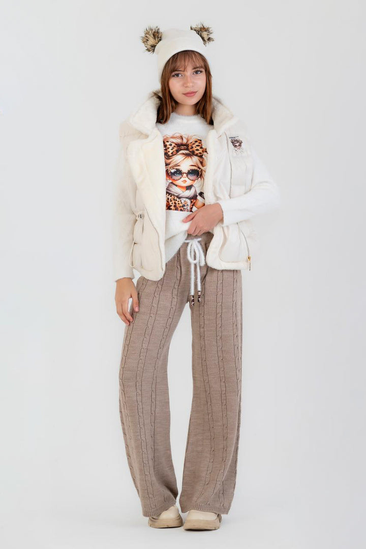 Cable Knit Lounge Set