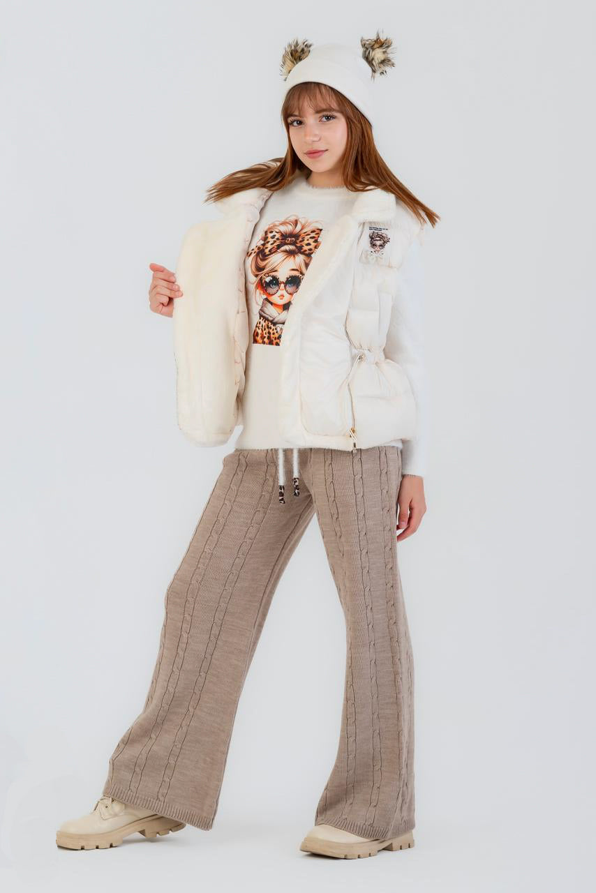 Cable Knit Lounge Set