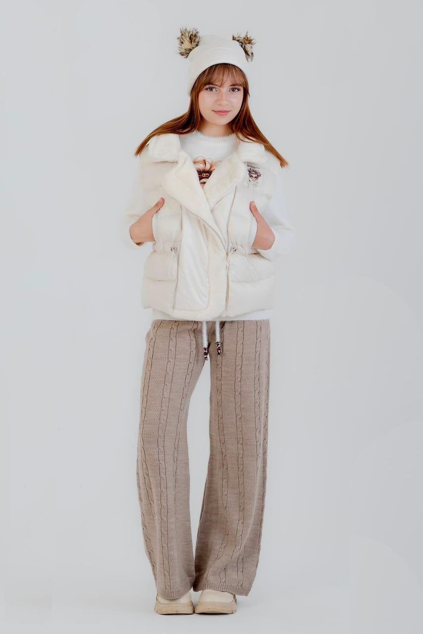 Cable Knit Lounge Set