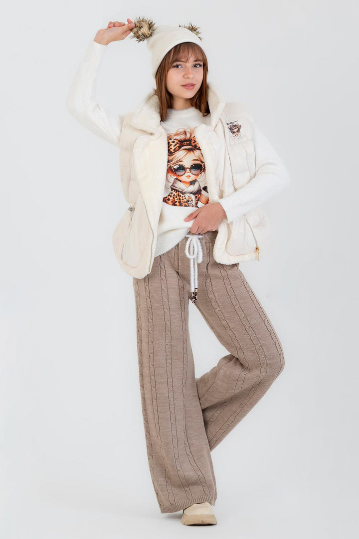 Cable Knit Lounge Set